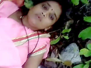 Indian bhabhi Selva's wild sex in the jungle