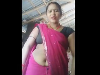 Hot shorts and big belly button bhabi in video 7