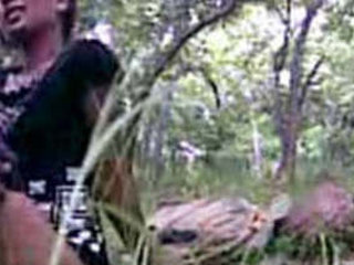 Desi couple explores their sexuality in the woods