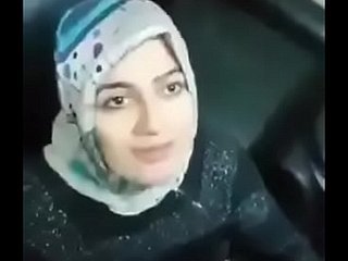 Muslim woman gives oral in Arabic video