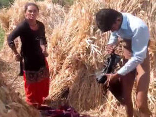 Desi village girl gets caught having sex