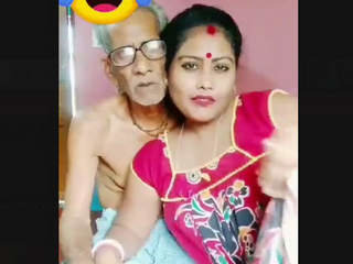 Desi Bhabhi's TikTok adventure with a mature man