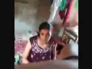 Sexy Indian couple gets caught in the act of making love