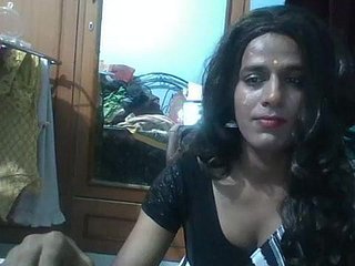 Transgender woman's hidden desires on camera