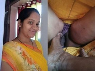 Desi boss cums hard with her feet in her bhabhi's pinkish pussy