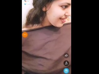 Arab girl performs a private tango in live video
