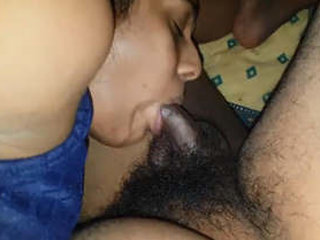 Part 1 of Bhabhi's steamy blowjob and sex session