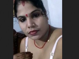 Beautiful Bhabhi from a village gets naughty
