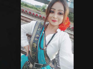 Abhilekha, the stunning Assamese girl, stars in a new video clip