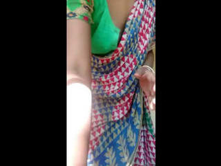 Desi aunty gets naked in village setting