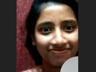 Adorable Desi teen gets wild in HD video