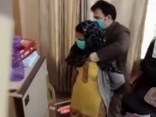 Doctor performs boob check-up on Pakistani woman