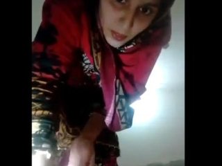 Azra, a Pakistani babe, gets her pussy stretched to the limit