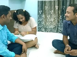 Stepbrother and wife have sex in front of Indian husband in perverted video